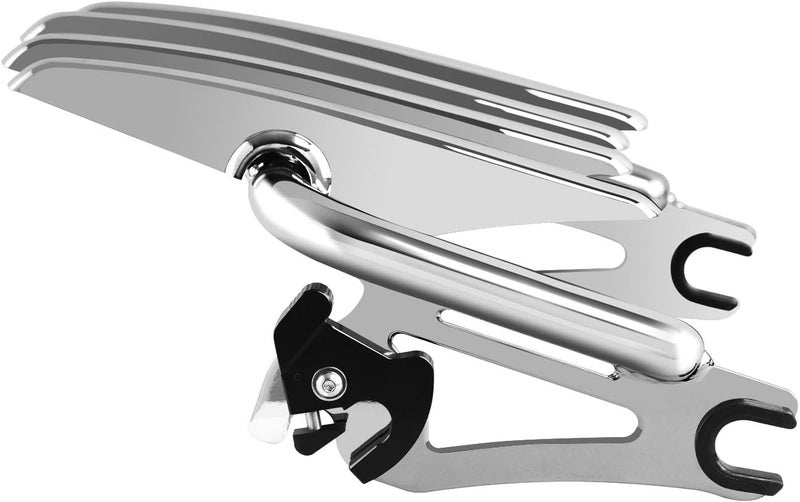 SWESGI Adjustable Detachable Motorcycles Luggage Rack for Harley Models 2009-2022, Chrome - Image 2