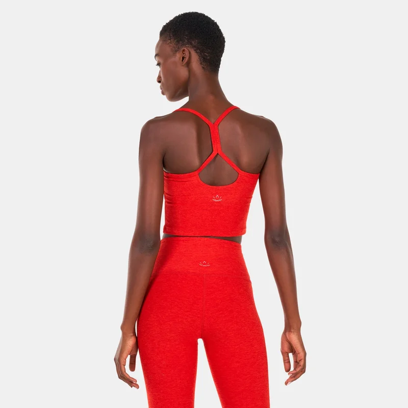 بيوند يوغا تيشيرت بلا أكمام سبيس-داي سليم ريسرباك كروبد للنساء