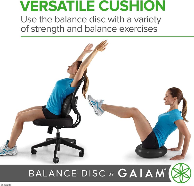 Gaiam Balance Disc Wobble Cushion Stability Core Trainer for Home or Office Desk Chair & Kids Alternative Classroom Sensory Wiggle Seat - Image 4