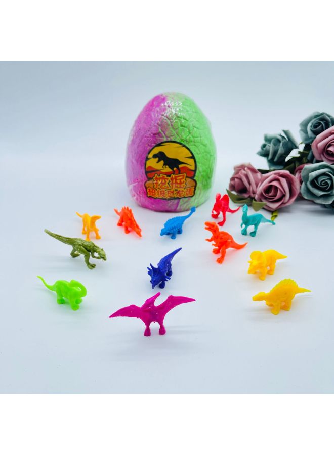 Archaeological Digging Children's Tyrannosaurus Rex Skeleton Model Treasure Digging Toys Treasure Hunting Hand Digging Gem Stall Plaster Blind Box-Color:Super Dragon Egg (without Tools) - Image 1