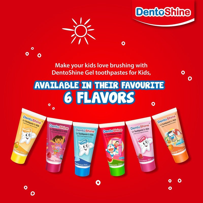 DentoShine Kids Gel Toothpaste 80g - Mango - Image 5