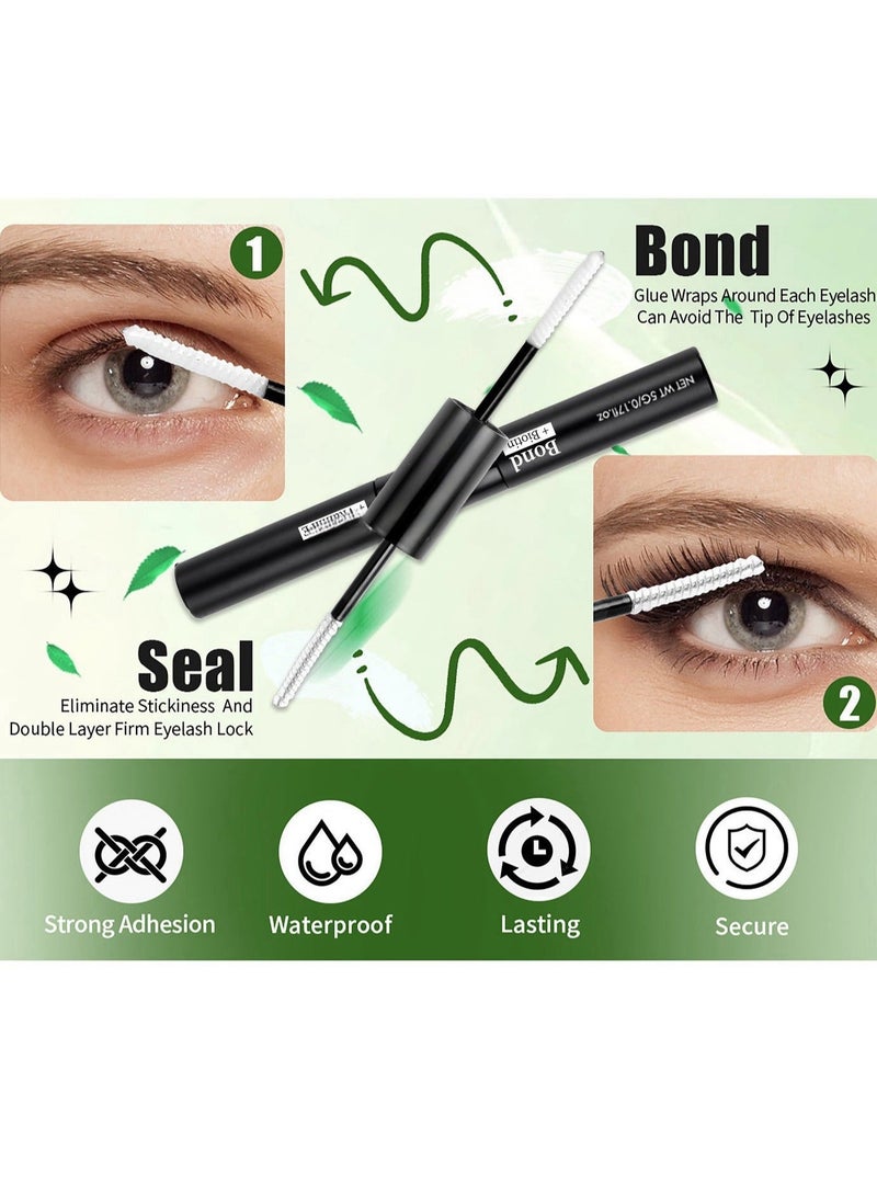CMAYOME 4 Styles DIY Eyelash Extension Kit 551 Clusters, 10-16mm Mixed Individual Lashes Cluster, Natural Curl Personal Eyelash Set, Segmented False Eyelashes, Thick Eyelashes - Image 5