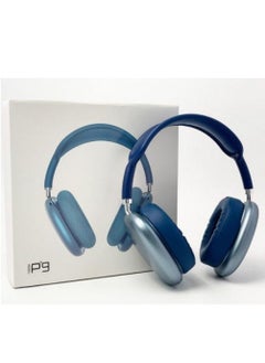 P9 P9 Bluetooth Headphones Over Ear Sky Blue  - Image 1