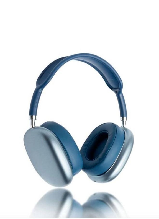 P9 - P9 Bluetooth Headphones Over Ear Sky Blue - Image 1