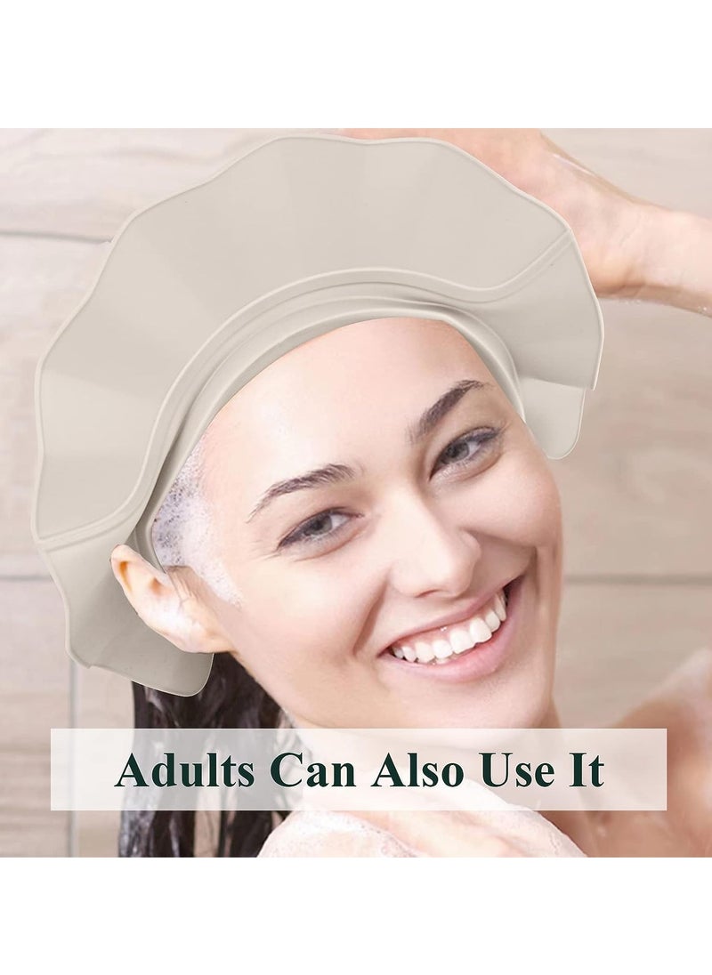 Gonice - Baby Shower Cap Bath Visor Protection Silicone Adjustable Safe Shower Bathing Cap for Protector Eye Ear Shampoo Cap for Infants Toddler Baby Kids Children - Image 1