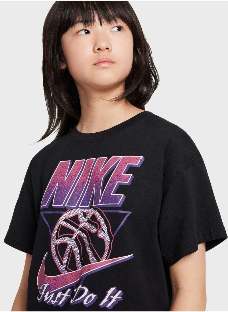 Nike - Youth Nsw Basketball T-Shirt - Image 1