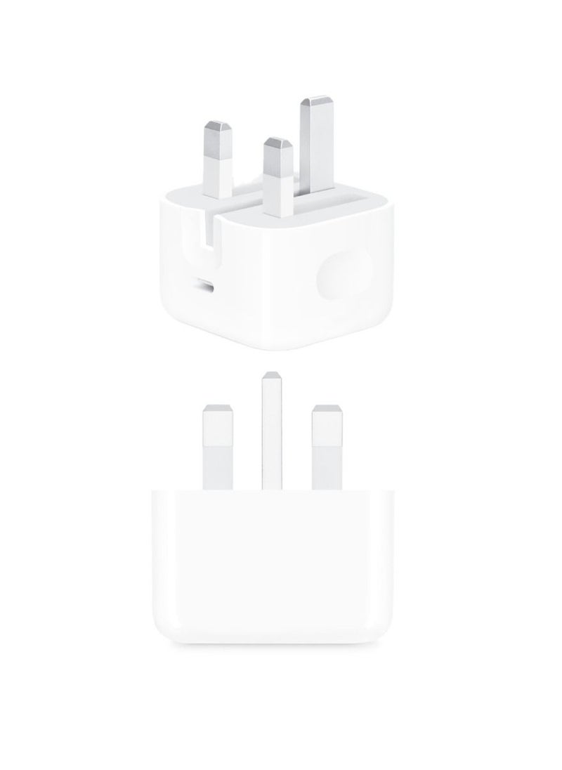 iPhone Charger 20W USB-C Power Adapter Fast Charger With Type-C To Lightning Cable 1 Meter White Support iPhone 13 Series