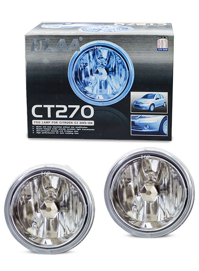 DLAA Pack of 2 CT270 Dlaa Fog Lamp Suitable for C3 2003 - Image 3