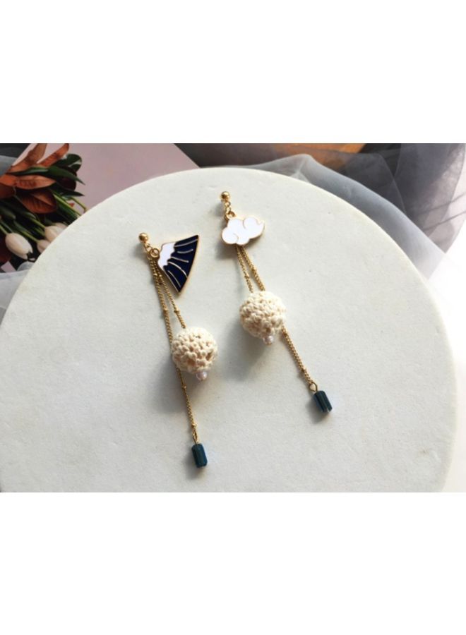 NIBEMINENT Mount Fuji Designed Dangle Earrings - Image 5