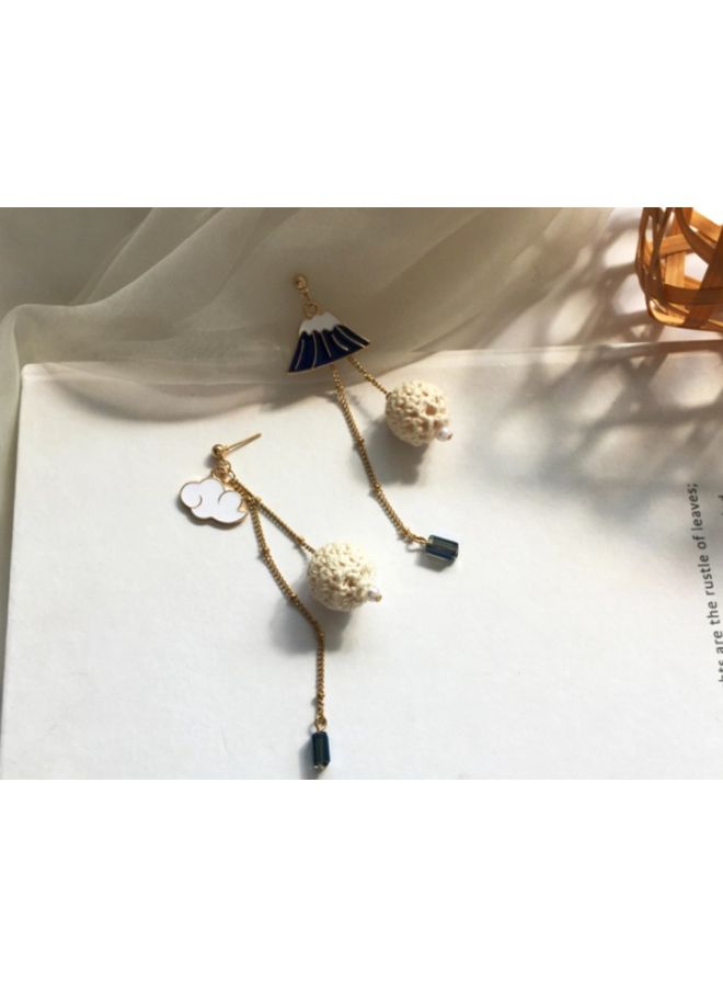 NIBEMINENT Mount Fuji Designed Dangle Earrings - Image 4