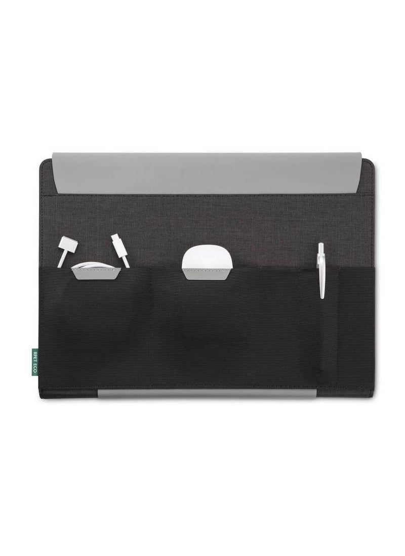 SANTHOME Laptop Sleeve Case 2-in-1 Laptop Sleeve and Workstation for Men and Women Macbook up to 15.6 inch Laptop (Grey)  - Image 3
