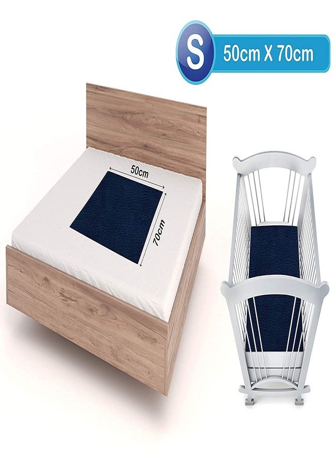 Mopak Decor Baby Dry Sheet/Urine Sheet/Diaper Free Sleeping Mats/Mattress Protector/Bed Protector Adult Sheet- Large Size/Navy Blue (Pack of 1), 40 INCH X 56 INCH - Image 4