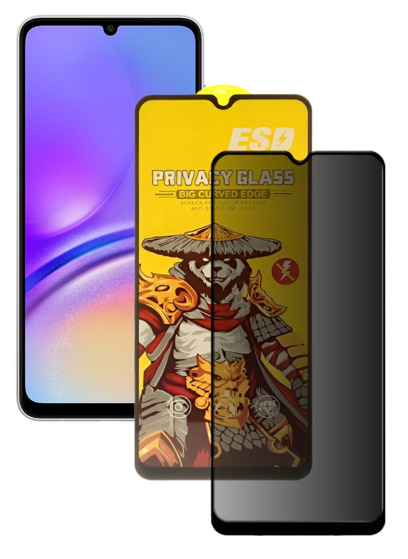 ESD Tempered Dustproof Privacy Glass Screen Protector Compatible For Samsung Galaxy A05 - Image 1