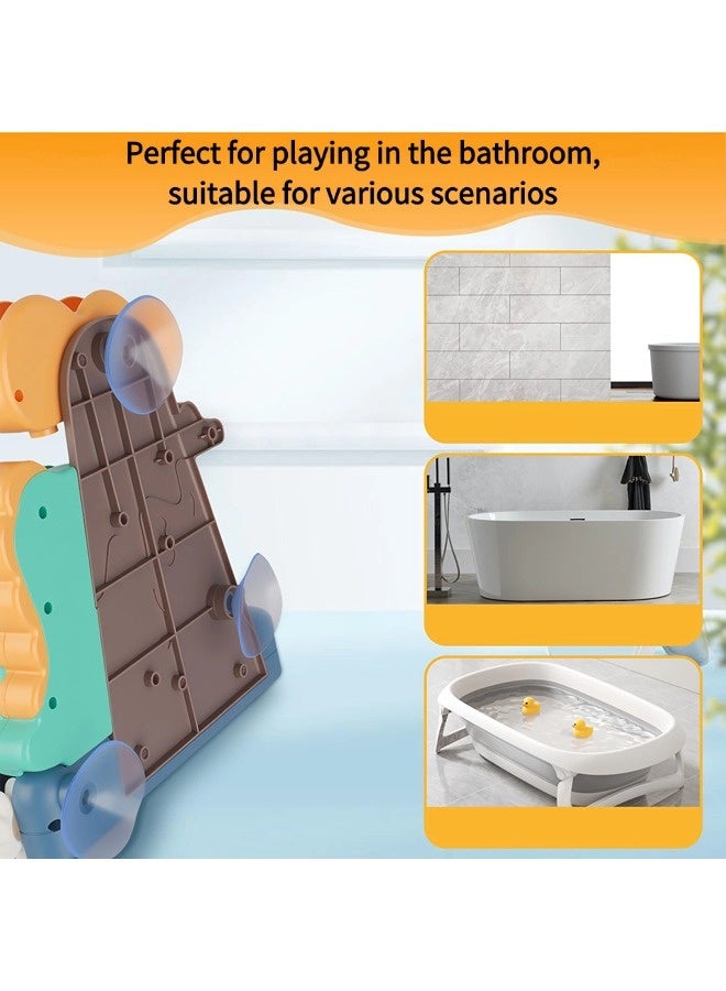 جني ثروة ألعاب استحمام للأطفال بعمر سنة واحدة، لعبة استحمام دوارة مزودة بقاعدة شفط، لعبة مائية للأطفال، لعبة شلال مائي مزودة بثلاثة أكواب، ألعاب استحمام للأطفال بعمر سنة واحدة فما فوق، للأولاد والبنات - Image 5