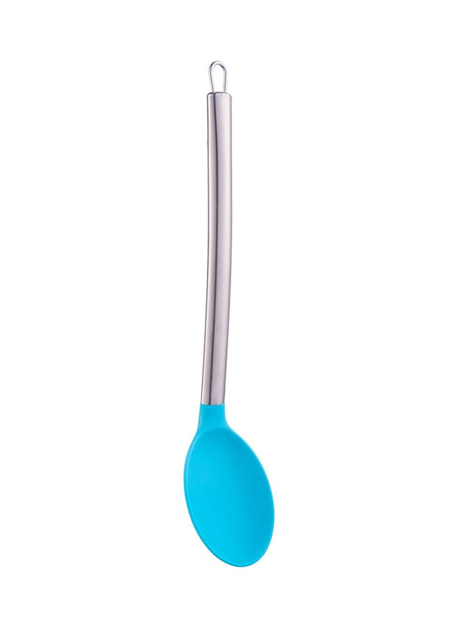 Agfa Agfa Silicone Serving Ladle With Stainless Steel Hand - Turquoise 