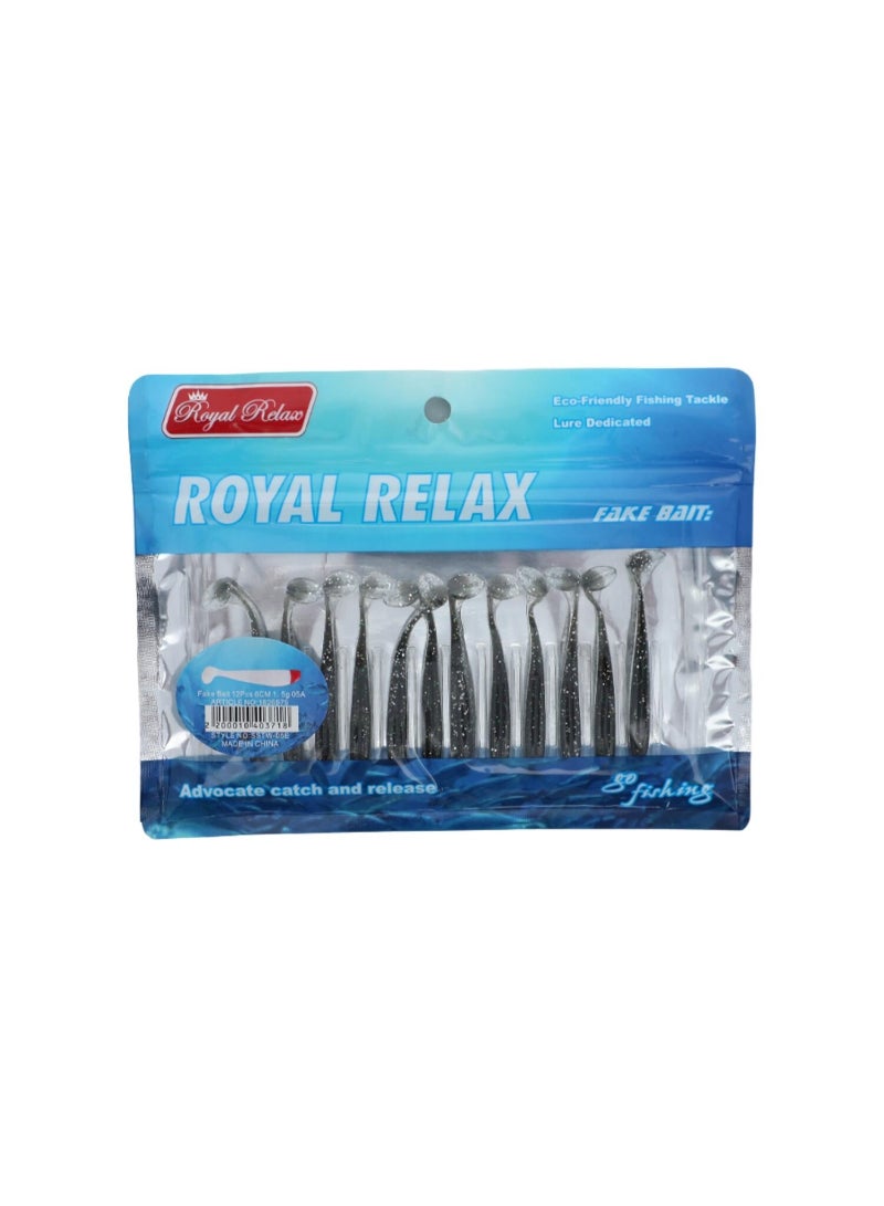 Royal Relax Fishing Fake Bait 05A 6cm 1.5g 12pcs