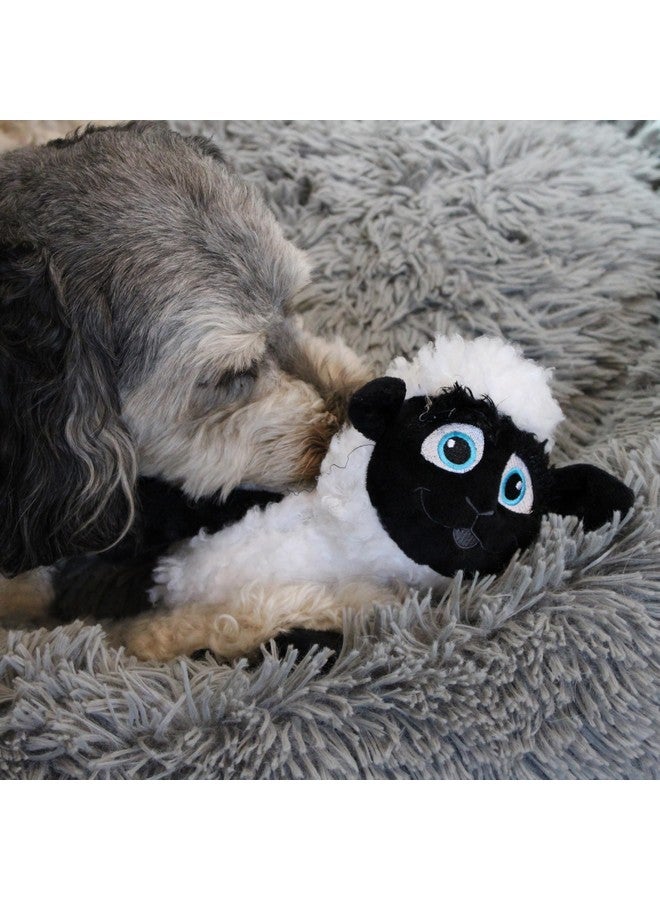 سبوت لعبة كلب با با با المحشوة من SPOT - لعبة صوفية لطيفة ومحبوبة مزودة بصافرة للكلاب والجراء المتوسطة إلى الكبيرة، مقاس 13 بوصة باللونين الأسود والأبيض - Image 3