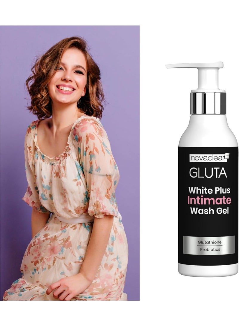 Novaclear Gluta White Plus Intimate Wash Gel – Brightening & Gentle Cleanser for Sensitive Areas – 200 ML - Image 2