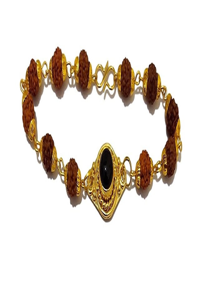 athizay Rudraksha Bracelet For Men | Boys panchmukhi rudraksh Bead mens bracelets - Image 5