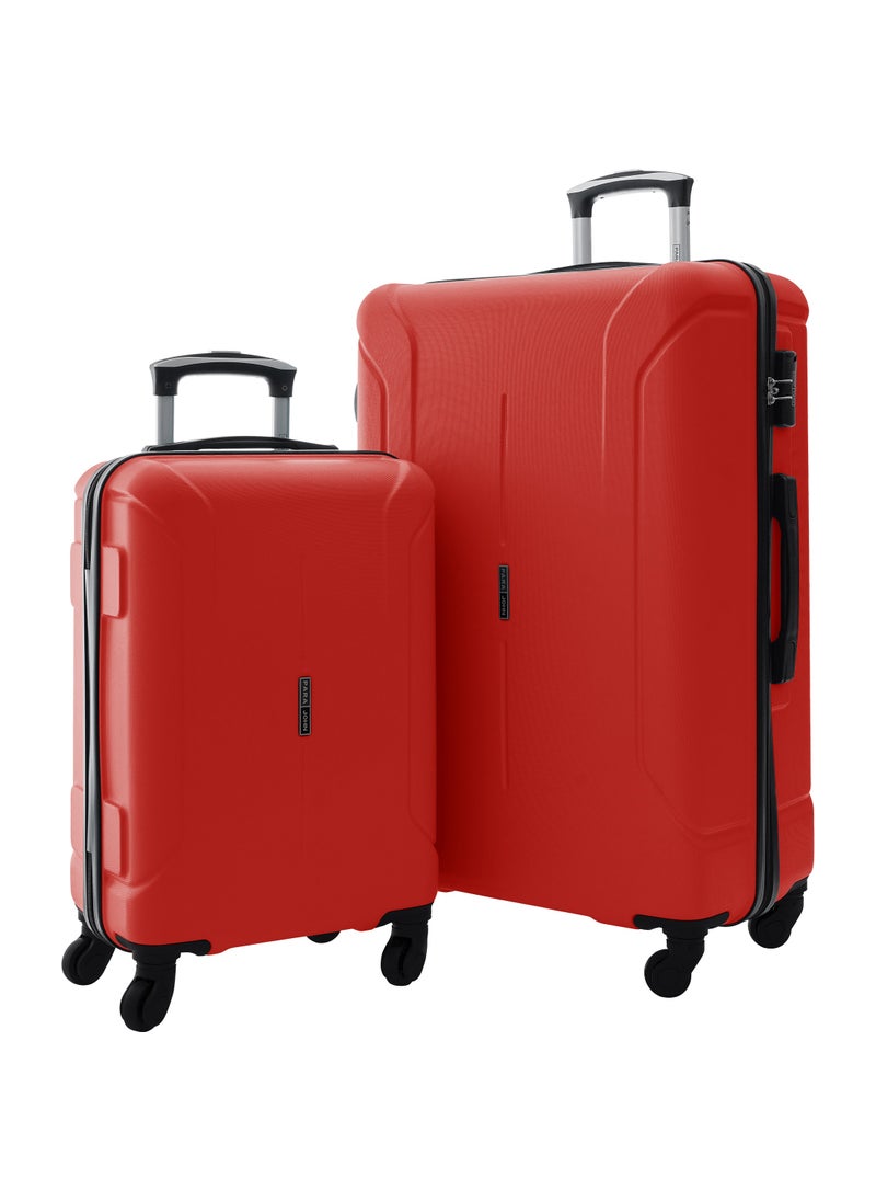 PARAJOHN Avo ABS Hardside Spinner Luggage Trolley Set Red  - Image 1
