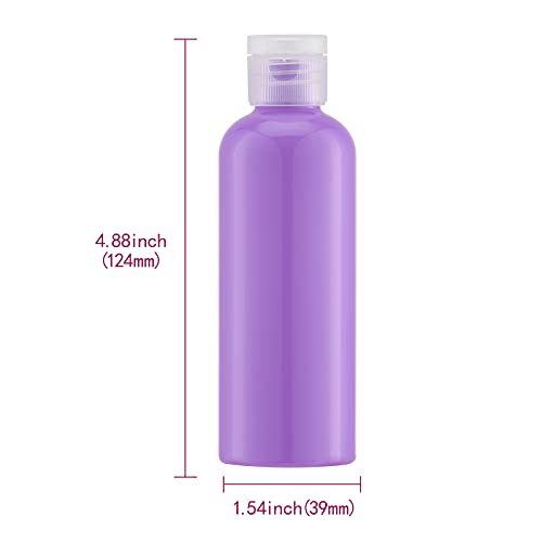 LISAPACK 3.4 oz Travel Bottles for Toiletries, Plastic Travel Size Containers for Shampoo Conditioner TSA Approved, Empty Small Squeeze for Lotion, Leak Proof Mini Liquid Tube for Refillable - Image 5