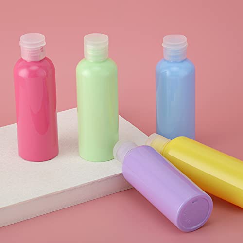 LISAPACK 3.4 oz Travel Bottles for Toiletries, Plastic Travel Size Containers for Shampoo Conditioner TSA Approved, Empty Small Squeeze for Lotion, Leak Proof Mini Liquid Tube for Refillable - Image 4