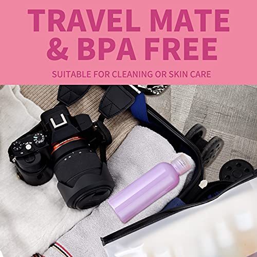 LISAPACK 3.4 oz Travel Bottles for Toiletries, Plastic Travel Size Containers for Shampoo Conditioner TSA Approved, Empty Small Squeeze for Lotion, Leak Proof Mini Liquid Tube for Refillable - Image 3