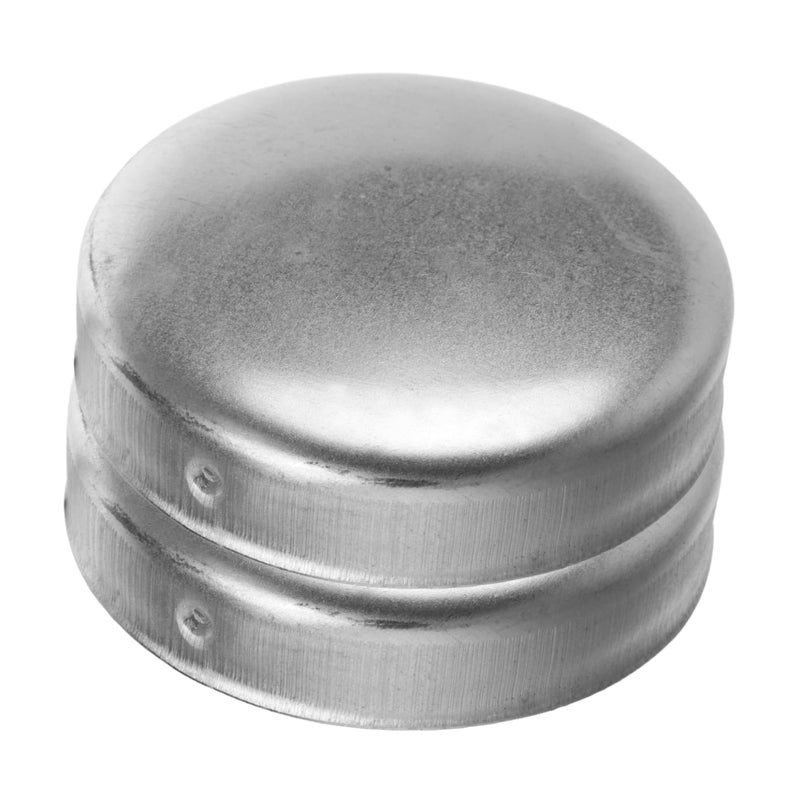 Metal Warning Post Caps 10 5X10 5X2 CM 2 PCS Safety Railing Covers Easy To Install - Image 2