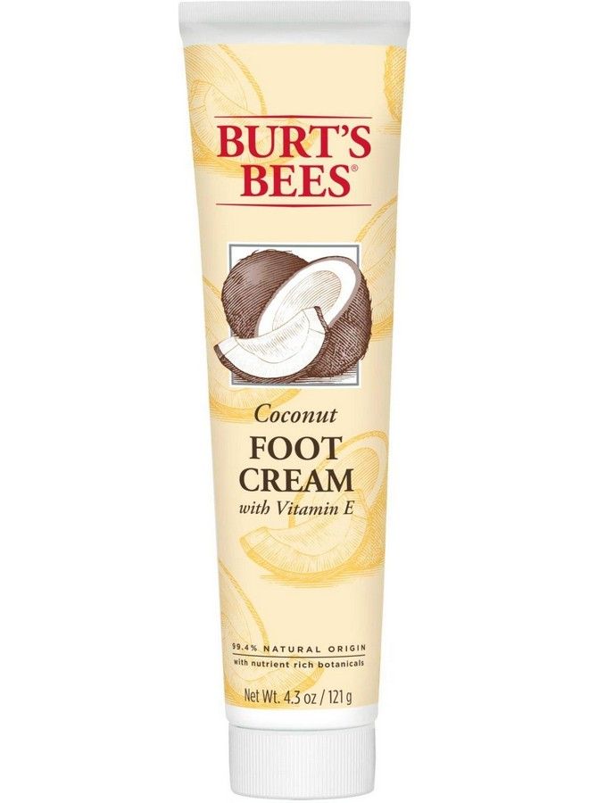 Burt's Bees Coconut Oil Foot Cream Package May Vary 4.3 Oz - Image 1