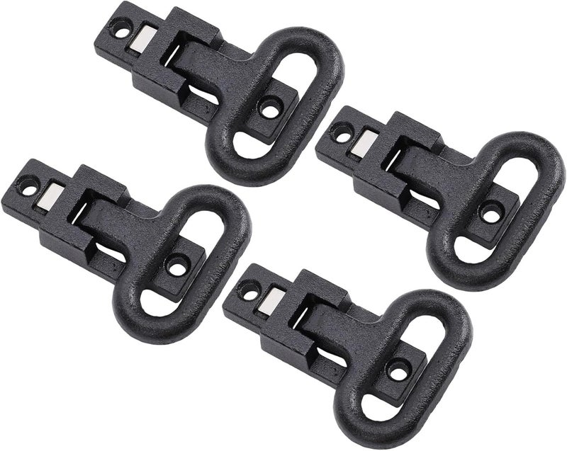 4PCS Truck Folding Step, Anti Slip Heavy Duty Fold Down Utility Body Step, Folding Body Steps for Trucks, Trailers, Busses & RVs, 90 Degree - Image 3