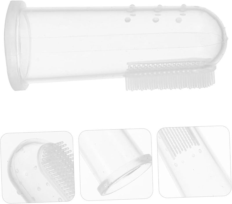 3Pcs Silicone Finger Toothbrush For Babies Oral Care Massager Boy Girl Newborns - Image 4