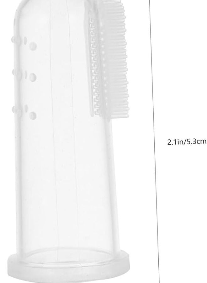 3Pcs Silicone Finger Toothbrush For Babies Oral Care Massager Boy Girl Newborns - Image 3