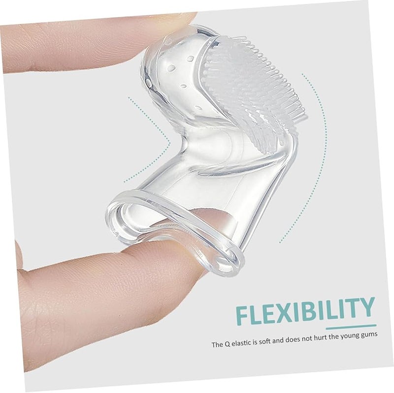 3Pcs Silicone Finger Toothbrush For Babies Oral Care Massager Boy Girl Newborns - Image 5