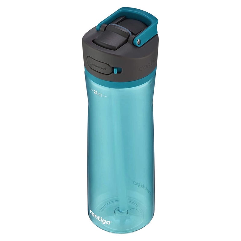 Contigo Ashland 2.0 Leak-Proof  Dishwasher Safe Water Bottle with Lid Lock & Angled Straw  Interchangeable Lid  24oz - Juniper - Image 4