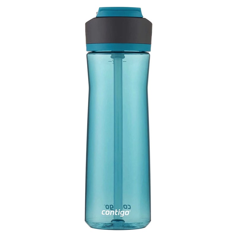 Contigo Ashland 2.0 Leak-Proof  Dishwasher Safe Water Bottle with Lid Lock & Angled Straw  Interchangeable Lid  24oz - Juniper - Image 5