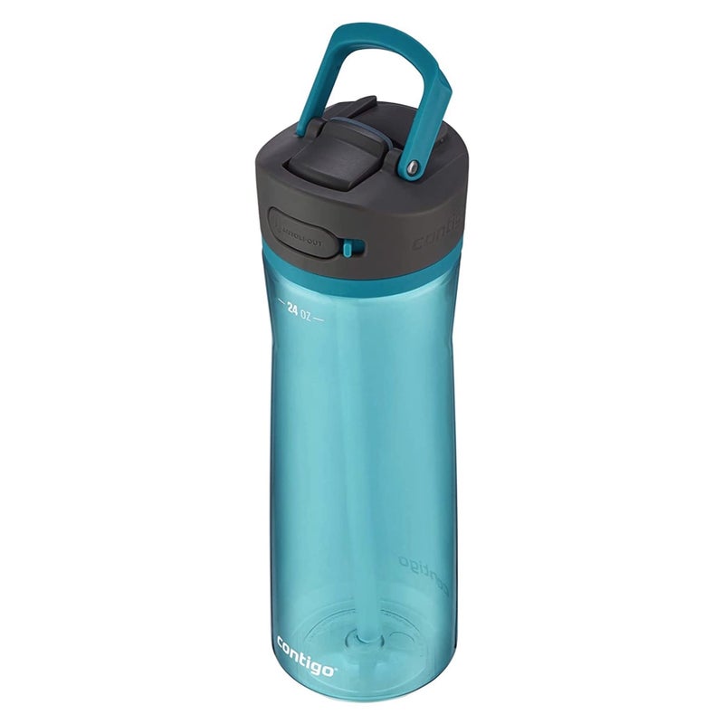 Contigo Ashland 2.0 Leak-Proof  Dishwasher Safe Water Bottle with Lid Lock & Angled Straw  Interchangeable Lid  24oz - Juniper - Image 3