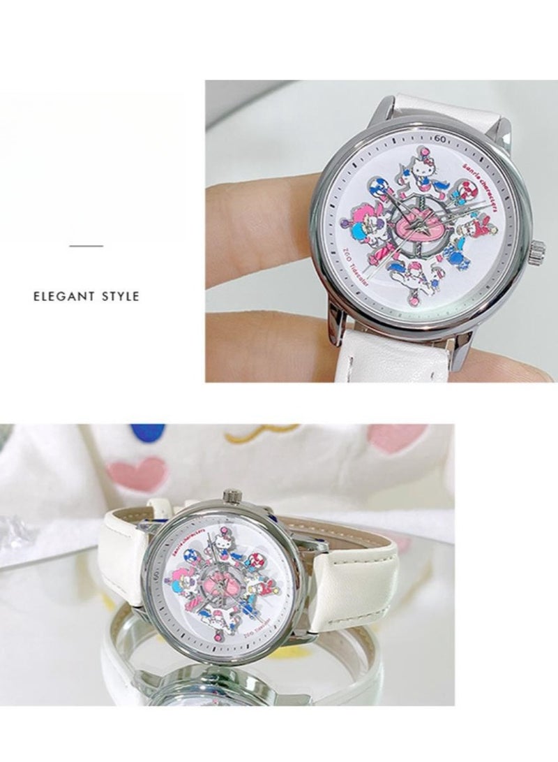 ZGO Carousel Watch Quartz Watch Waterproof Creative Gift Watch - Image 2
