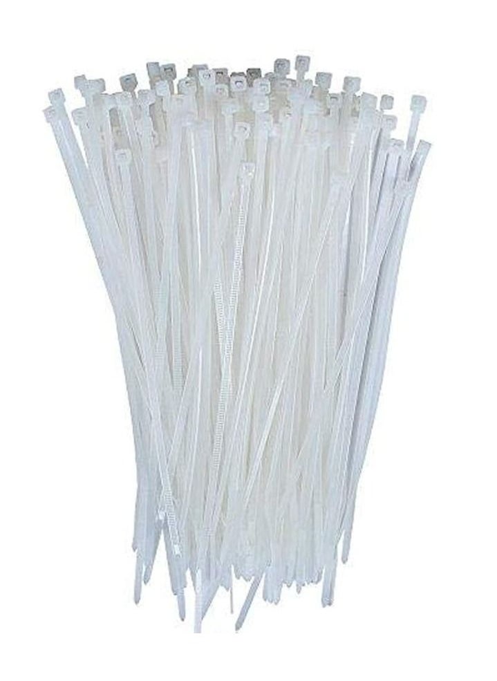Generic Fix-All Cable Ties 250 mm x 100 Pieces - White 