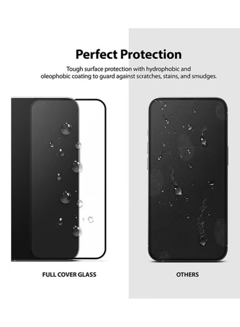 Tempered Dustproof Glass Screen Protector Compatible For iPhone 15 Pro Max - Image 5