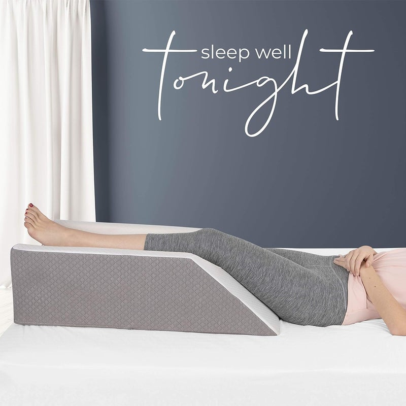 Kölbs Single Leg Elevation Pillow, Post Surgery Leg Pillow, Stylish Chic Jacquard Cover, Ankle Knee and Leg Support Pillow for Injury After Surgery (Single Leg) - Image 5