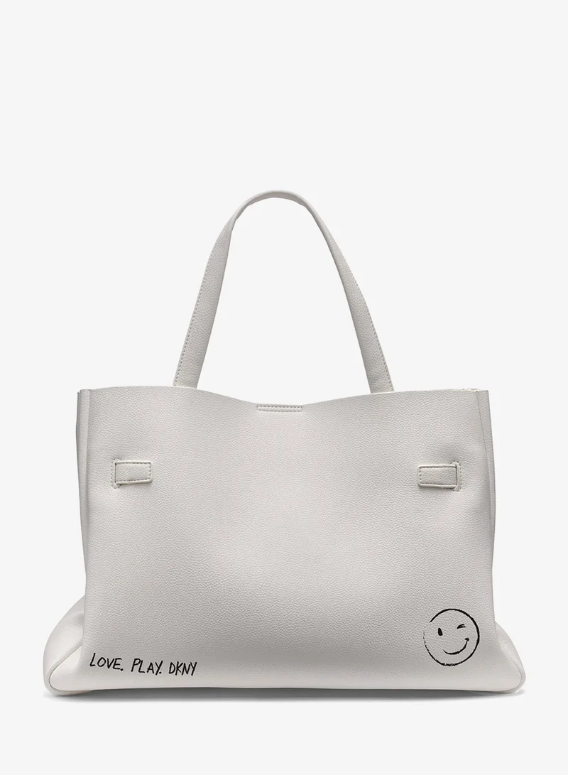 DKNY MARSHMALLOW Bryar Large Satchel for Women | Best Price UAE