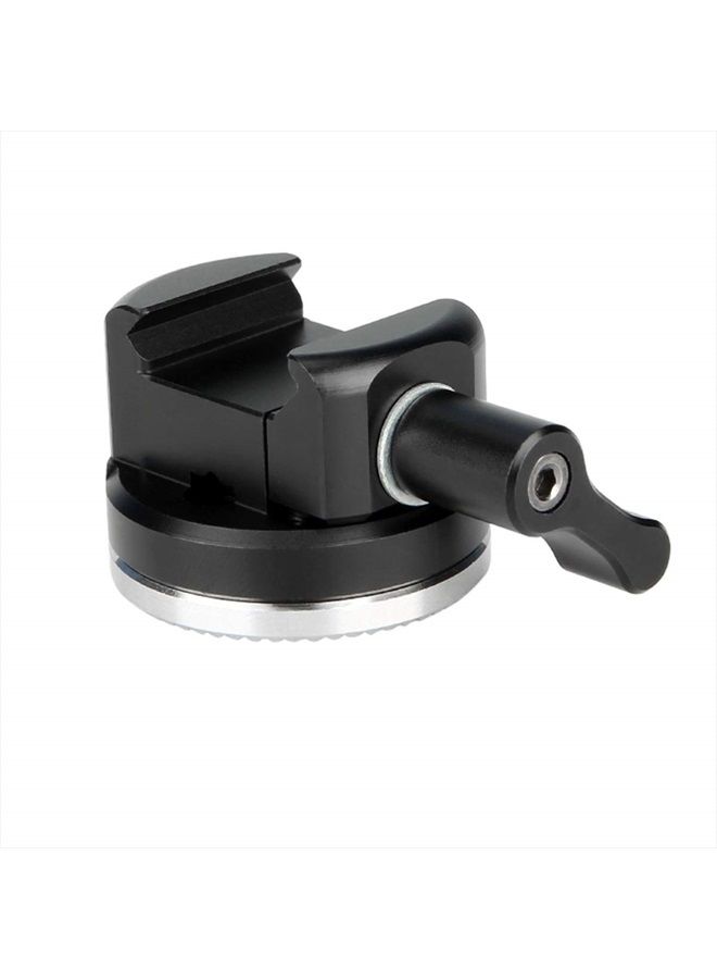 NICEYRIG NATO Clamp to Rosette Mount Adapter (M6 Thread Diameter 31.8mm) Applicable for ARRI Rosette Wooden Handgrip, Quick Release and Lock - Image 4