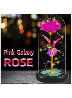 Generic Mother's Day Rose Gifts,Birthday Gifts for Women,Women Gifts for Christmas,Light up Rose in Glass Dome,Roses Flower Gifts for Mom,Valentine's Day Gifts Wedding Anniversary Thanksgiving  - Image 2