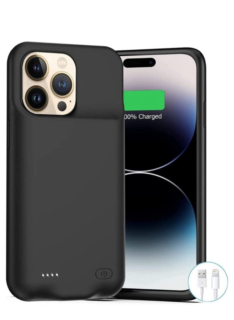 ELTRAZONE Protective Battery Case Cover For Apple iPhone 13 Pro Max 4500mAh Black  - Image 1