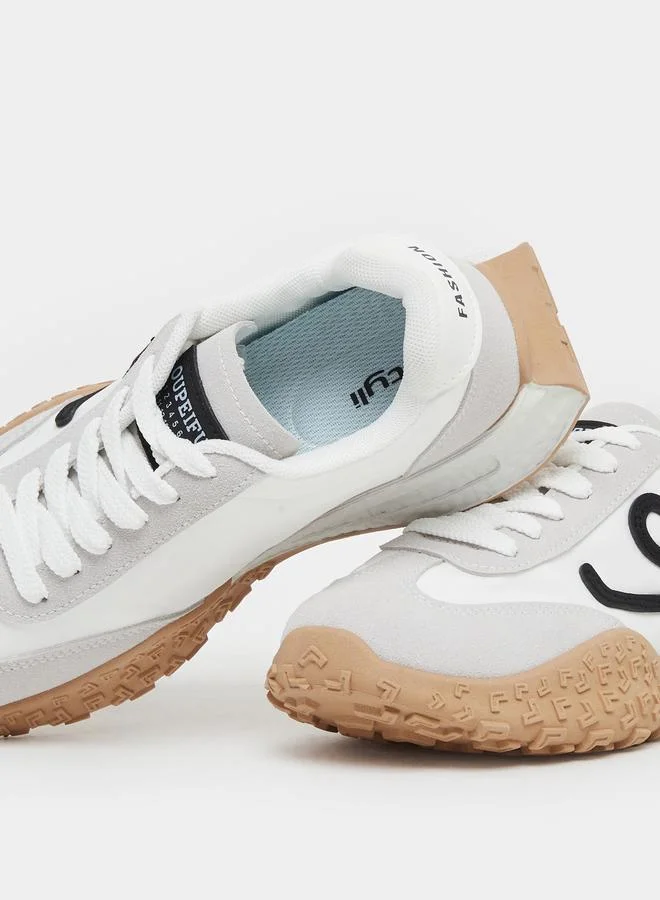 Styli Styli Color Block Lace Up Sneakers