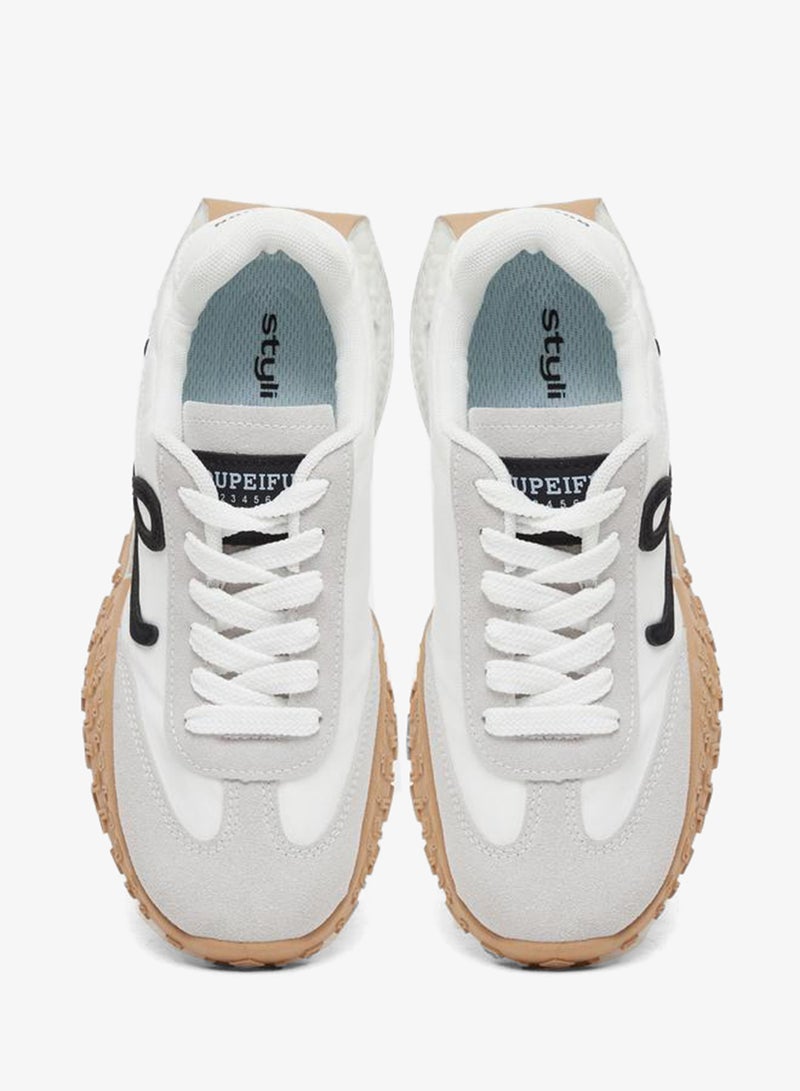 Styli Color Block Lace Up Sneakers - Image 5