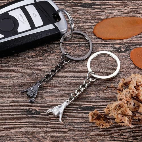 Fleure Esme Pinky Promise Gift Matching Couple Gifts for Him Her Boyfriend Girlfriend Best Friend Matching Keychains for Couples Wife Husband One Year Anniversary Christmas Birthday Gifts Valentines Day Gifts - Image 5