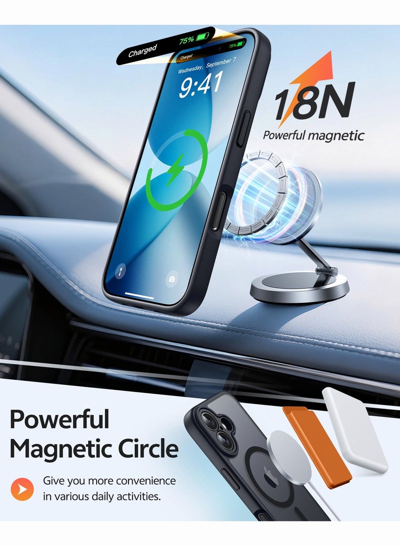 MagSafe Matte Black Case for iPhone 17, Full Camera Protection - Image 3
