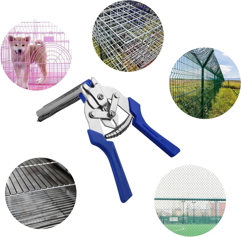 bosig bosig Hog Ring Plier Upholstery Installation Kit Wire Clip Pliers Spring Loaded Chicken Bird Rabbit Cage Building Supplies - Image 5