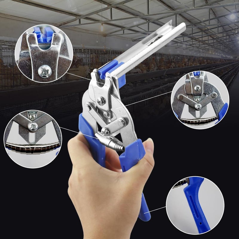 bosig bosig Hog Ring Plier Upholstery Installation Kit Wire Clip Pliers Spring Loaded Chicken Bird Rabbit Cage Building Supplies - Image 4